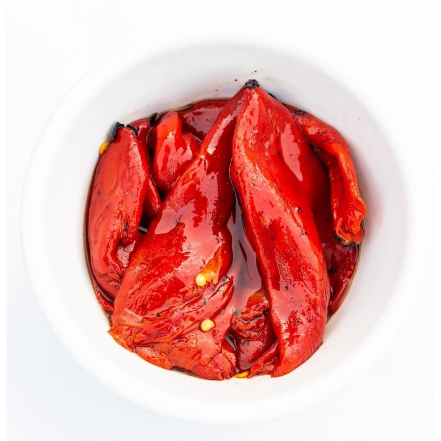 

Fire Roasted Whole Piquillo Pepper Cabe Cabai Panggang Spanyol 390gr