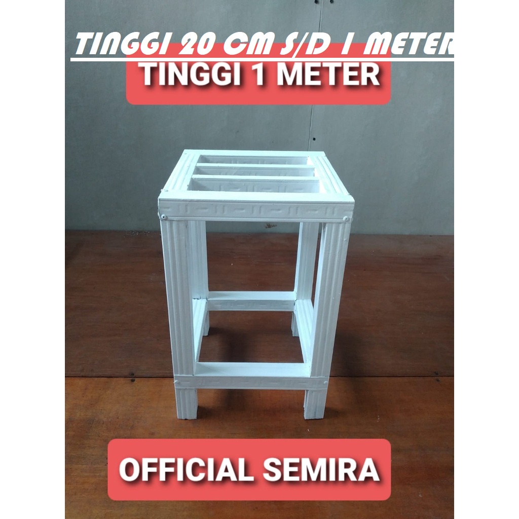 RAK TANAMAN TINGGI 1 METER/RAK BUNGA MINIMALIS/RAK TANAMAN BAJA RINGAN/RAK SERBAGUNA/RAK SEPATU/RAK 