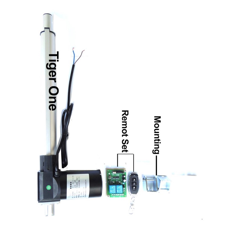 Kumau Aktuator, Actuator 24V Linear Aktuator, Linear Actuator 40cm 2000N