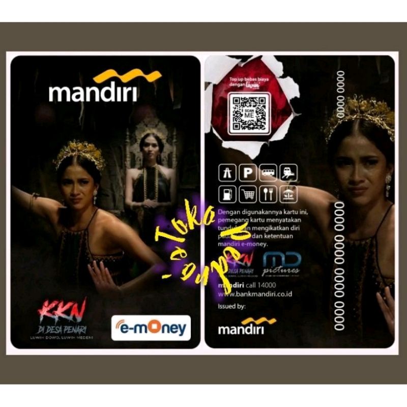 Mandiri eMONEY eTOLL KKN - Di Desa Penari ORI - AYU PENARI /Like eTOLL Tapcash Flazz or Brizzi