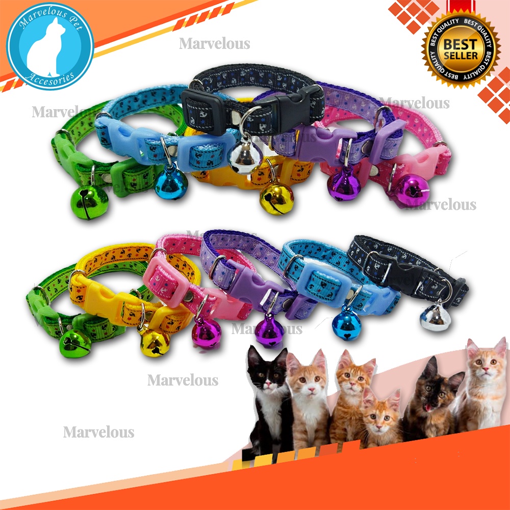 Kalung Kucing Lonceng Besar Ukuran 14mm Motif Jangkar