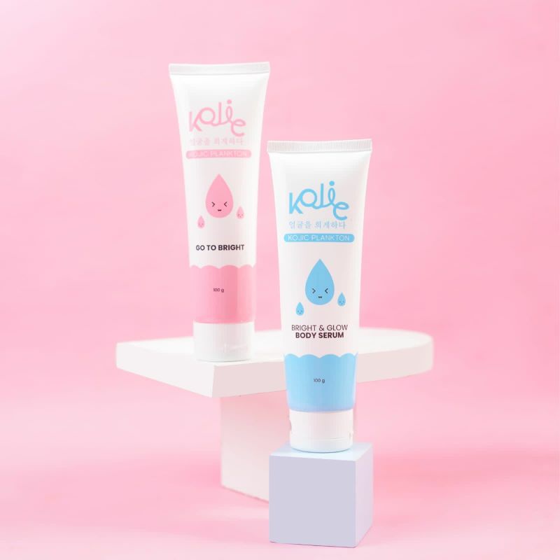 KOJIC PLANKTON BODY SERUM | BODY SERUM KOJIC PLANKTON BRIGHT & GLOW 100 GR | BODY SERUM KOJIC MURAH