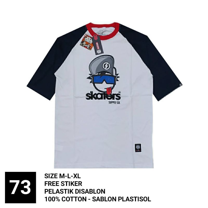Kaos Raglan 3/4 SKATERS