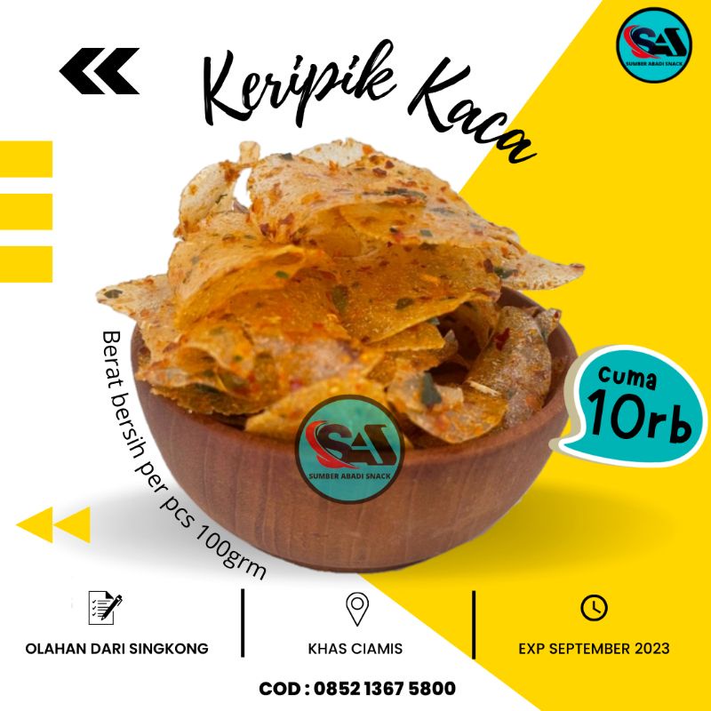 

KRIPIK KACA (singkong)