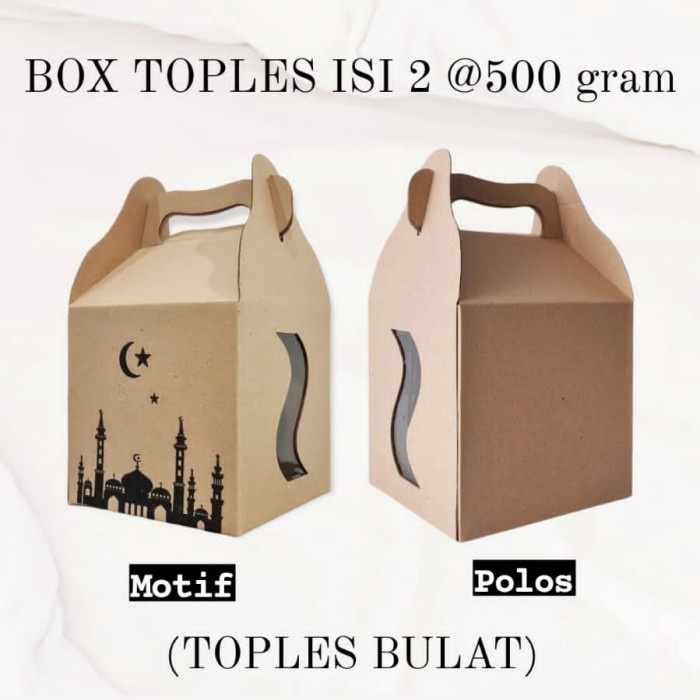 BOX TOPLES ISI 2 - BOX TOPLES LEBARAN - BOX HAMPERS LEBARAN