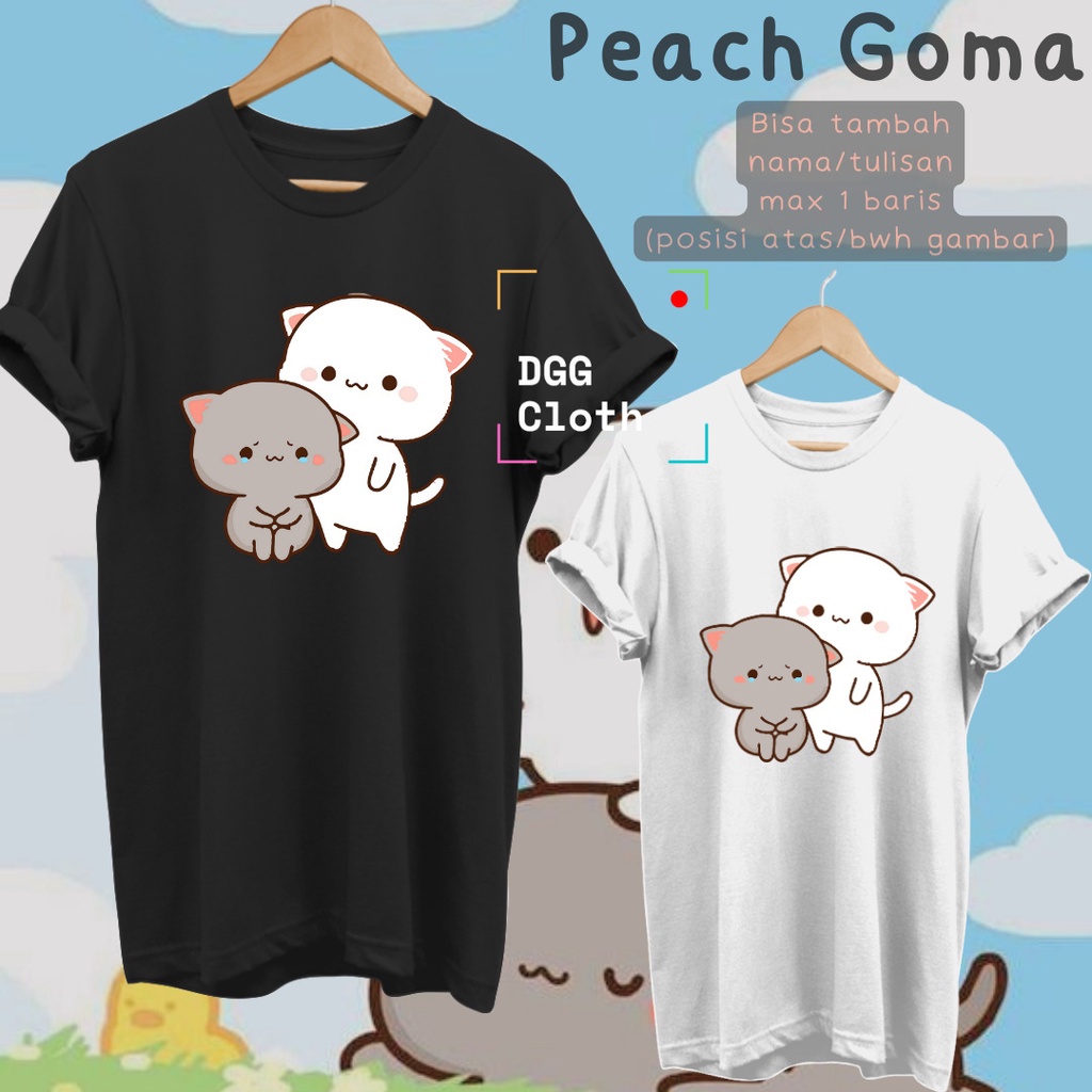 Baju Peach Goma - Kaos Peach Goma Cute Type 1
