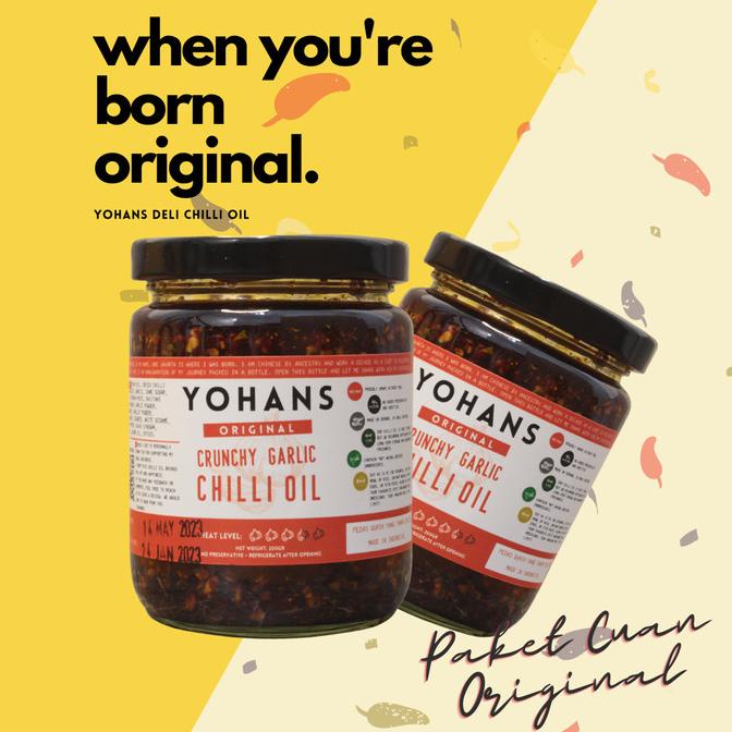 

Paket Cuan - 2 Botol Crunchy Garlic Chili Oil - Original by YOHANSDELI