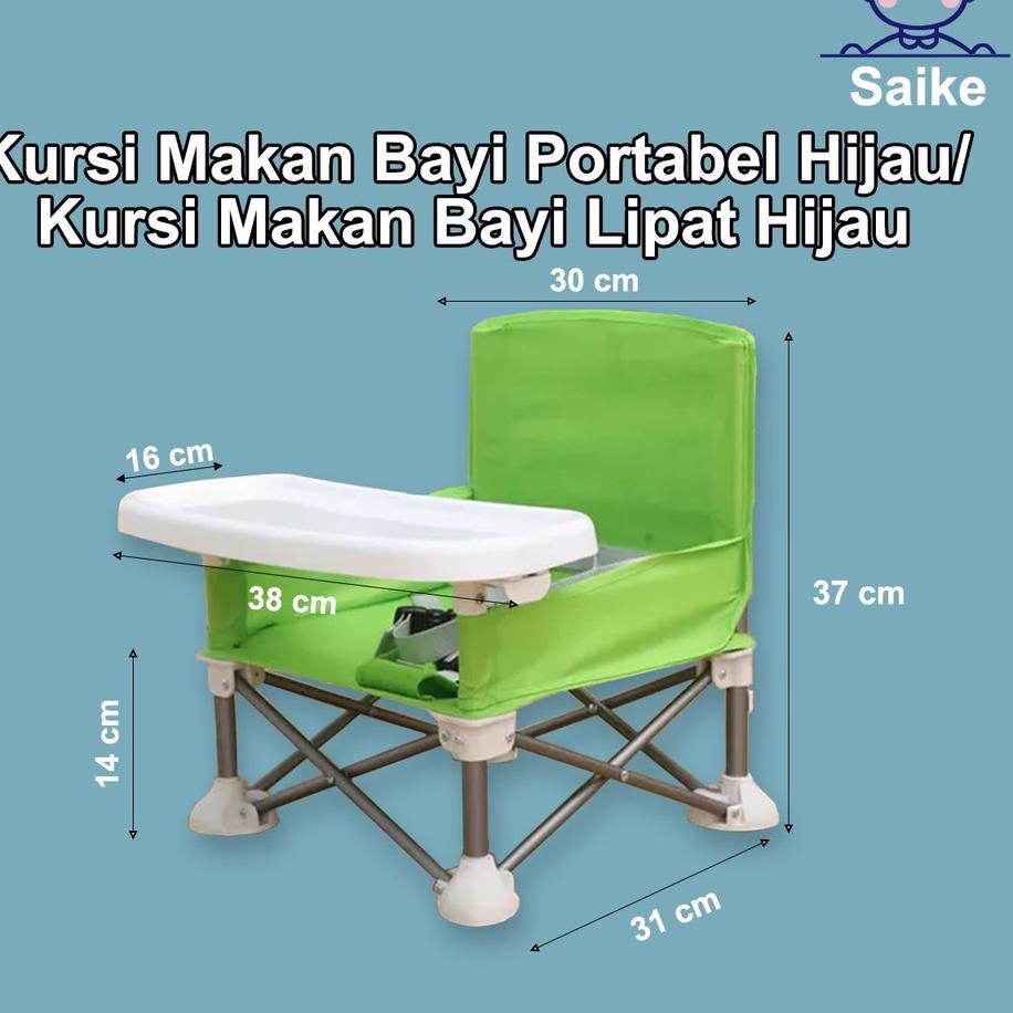 ♨ Kursi Makan Bayi Portable Kursi Makan Bayi Lipat Kursi Makan Bayi ⅍
