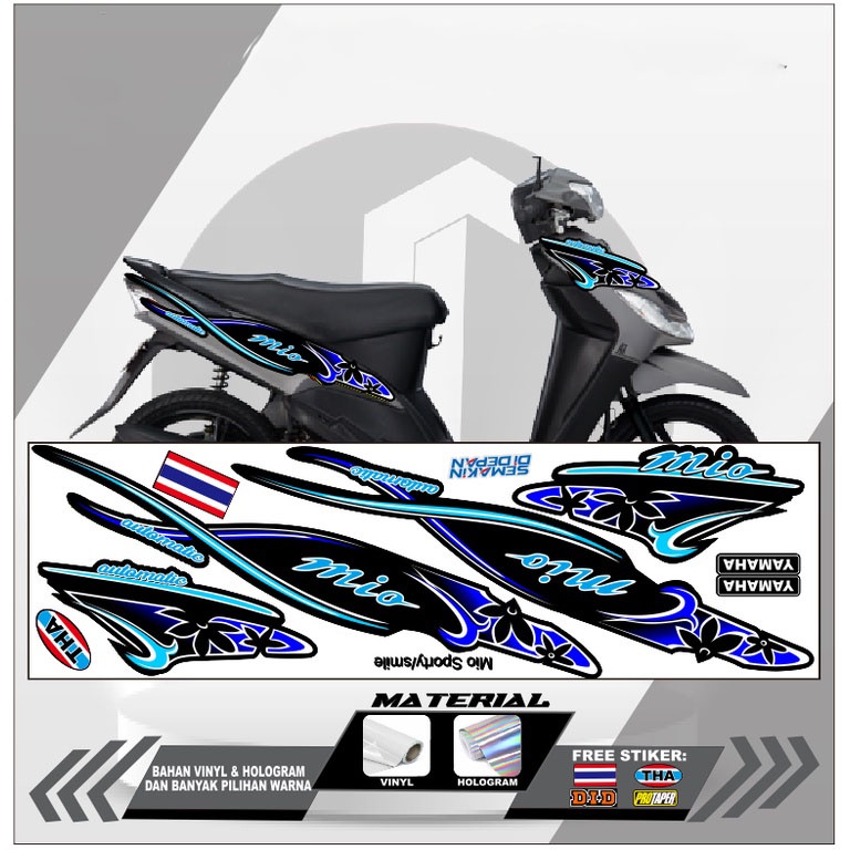 STIKER STRIPING YAMAHA MIO SPORTY striping MIO SPORTY DECAL MIO SPORTY