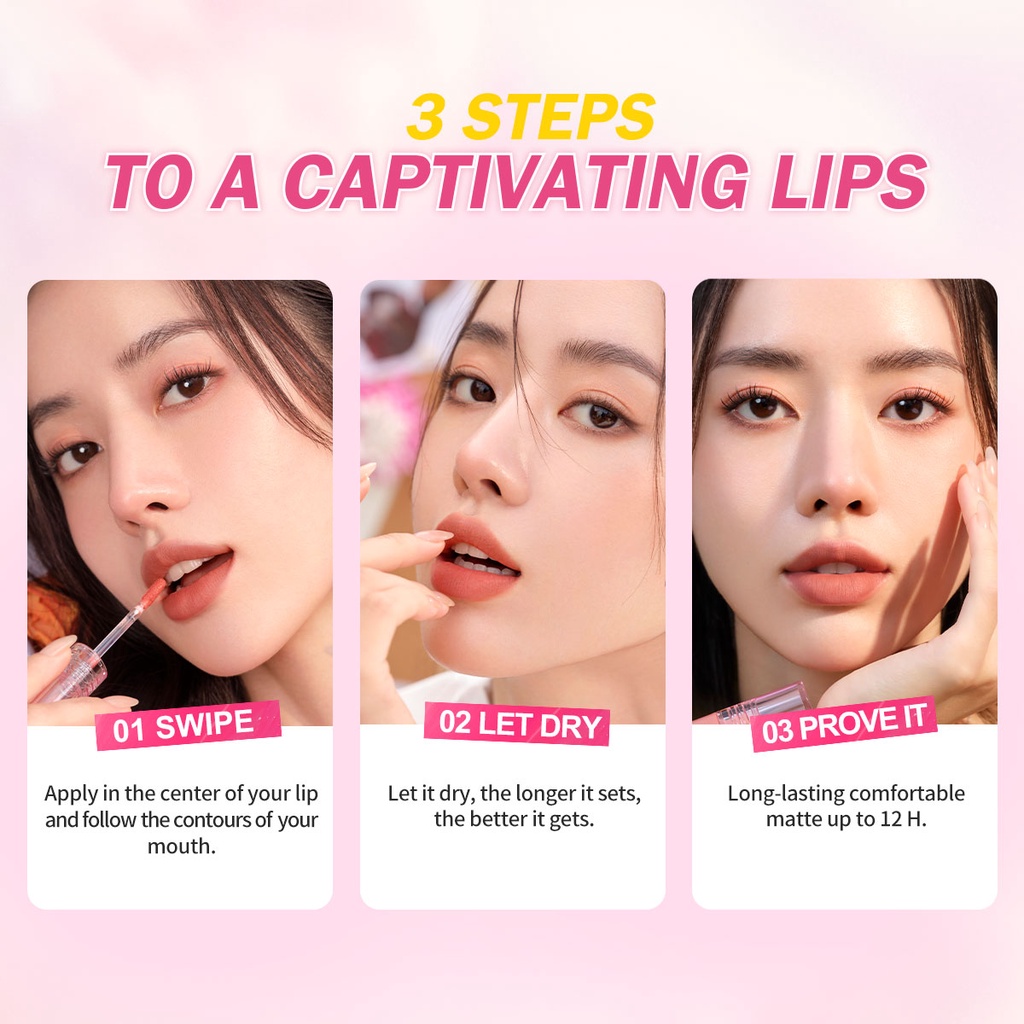 [ORI BPOM] BNB barenbliss Korean Bloomatte Full Bloom Transferproof Matte Tint LONGLAST 12H TRANSFERPROOF | Berry Makes Comfort Lip Cream | Lip Tint | Lip Matte | Lip Cream | Lip Velvet | Kosmetik Bibir