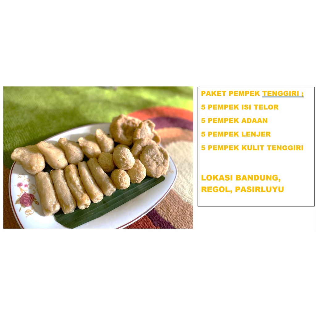 

Pempek Tenggiri (isi 20)