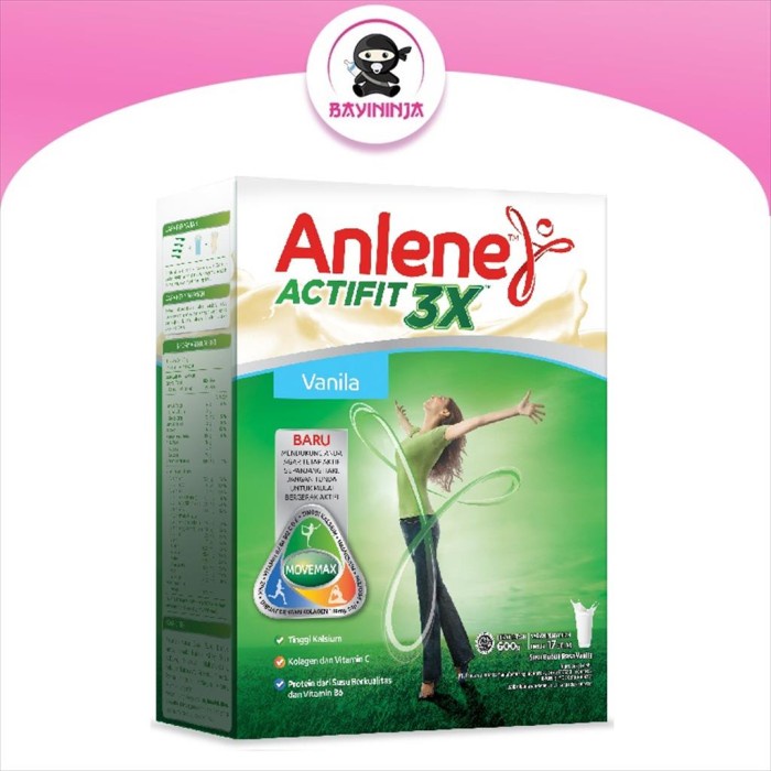 

[ COD ] ANLENE Actifit Vanila Susu Kalsium Box 600 g