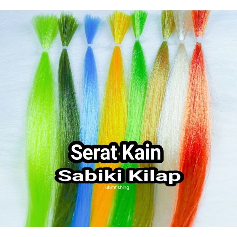 SAGA POLOS 1IKAT Serat Sutra Assist hook, Serat kain Umpan | Benang Sutra | Umpan Sutra | Umpan Sabi