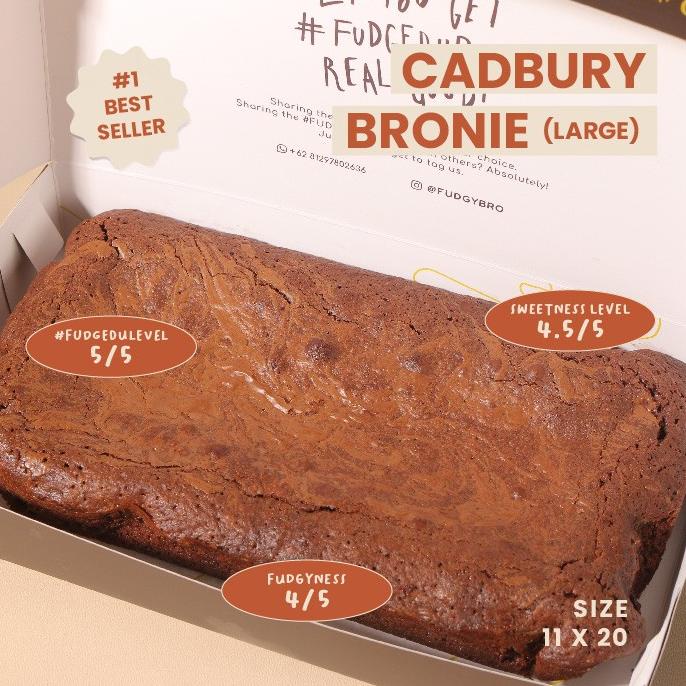 

FUDGYBRO CADBURY BROWNIES (LARGE SIZE) TERLARIS