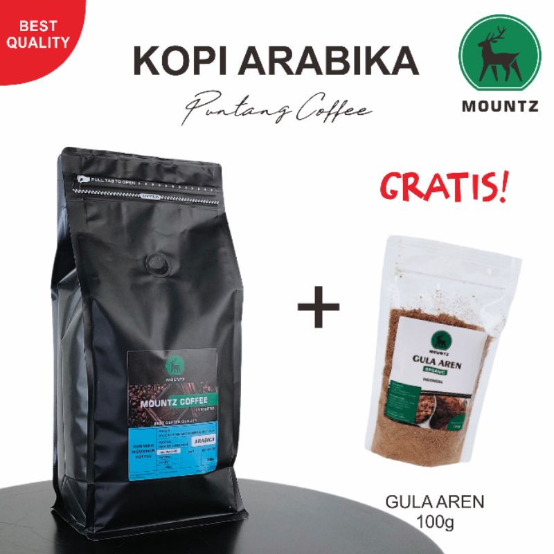 

Kopi Espresso Arabika Full Washed 1kg | Puntang