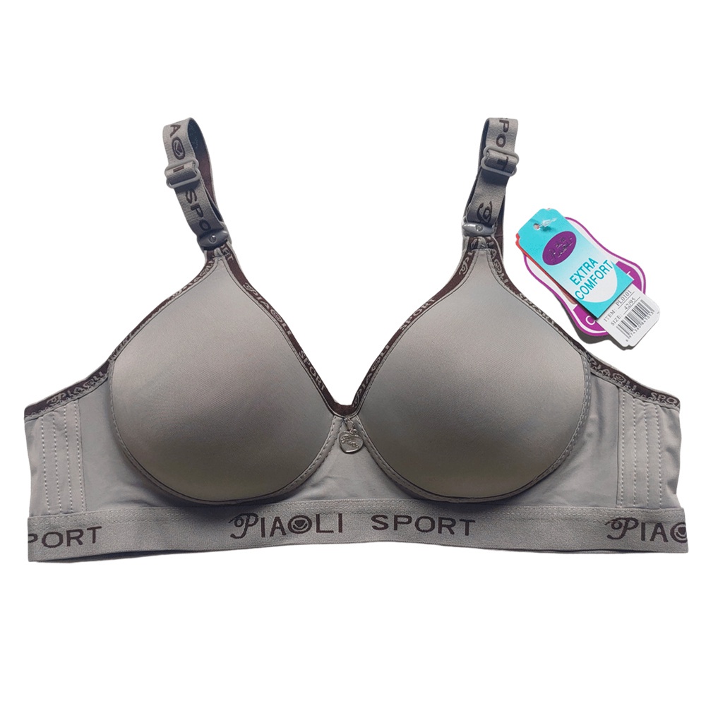 Bra PIAOLI SPORT 0101 SPORT Uk 36 - 42 Kait 3 Busa Push Up Non Kawat TOKO KEANULOVA