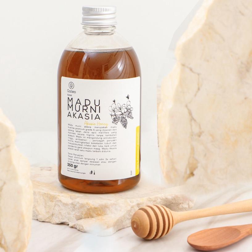 

ⅎ Murni Akasia350 gr Galleo Pure Natural Raw Honey Premium ℗