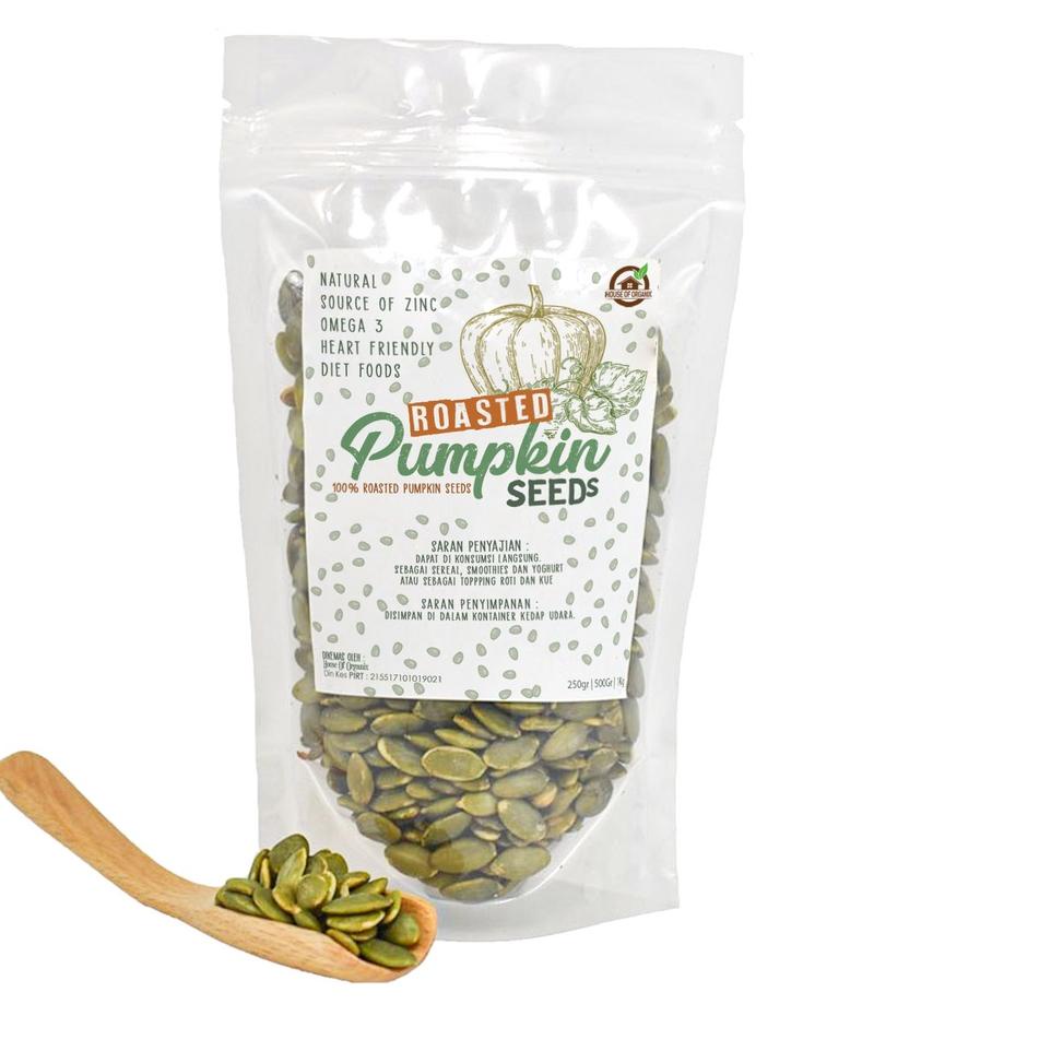 

♛ Roasted Pumpkin Seeds ( Biji Labu Panggang ) - 250 Gr ✶