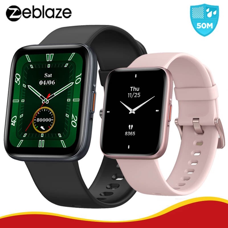 ZEBLAZE BEYOND Smartwatch Built In GPS Waterproof 5 ATM AMOLED Display