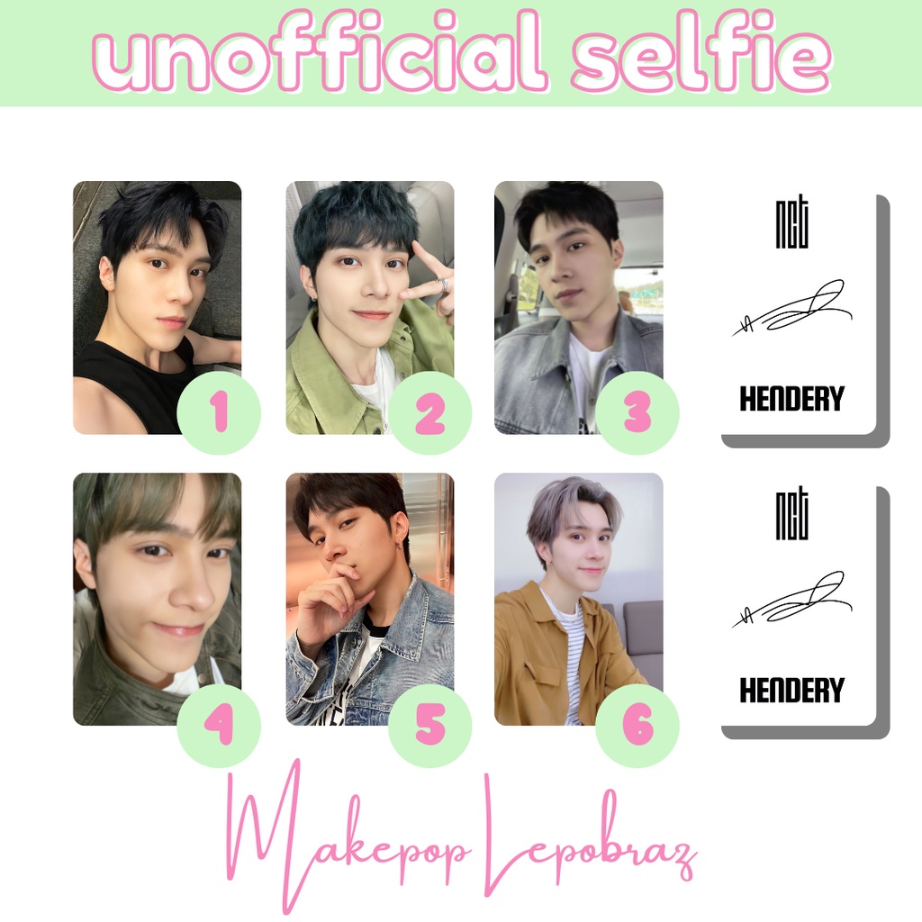 [PART 1A] [MIN. 3 PC] NCT WAYV UNOFFICIAL SELFIE - BOYFRIENDABLE TAEYONG TAEIL HENDERY KUN MARK RENJUN