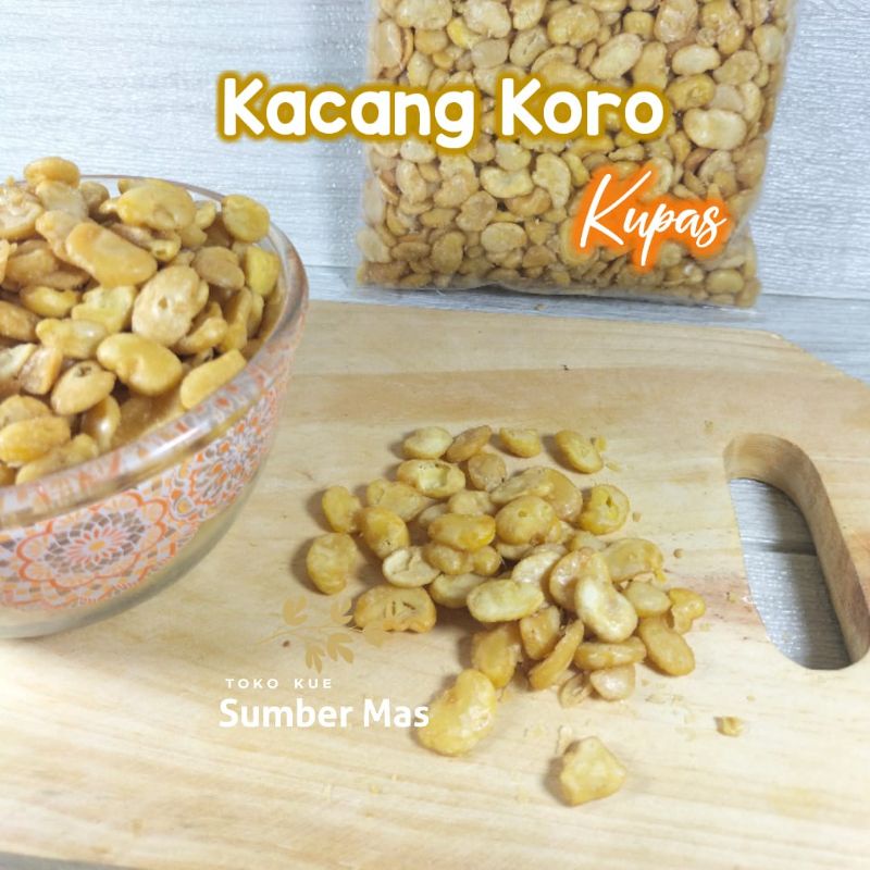 

Kacang Koro Kupas Berat 250 gr / Kacang Koro / Snack Kiloan