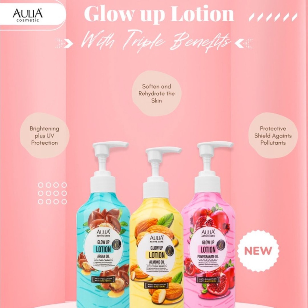 ★ BB ★ AULIA Glow Up Lotion Active Body Care 300ml - [ With  Brightening plus UV Protection ] - Body Lotion