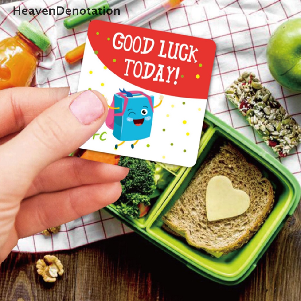 [HeavenDenotation] 60pcs Sekat Lunch Box Notes Untuk Anak Lucu Lunchbox Notes Untuk Tkt HDV