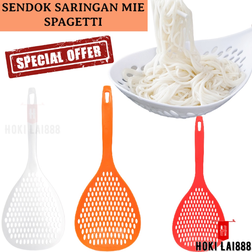 [HKL] SARINGAN MIE SPAGETTI ANTI PANAS / SENDOK SARINGAN TIRISAN DAPUR SERBAGUNA