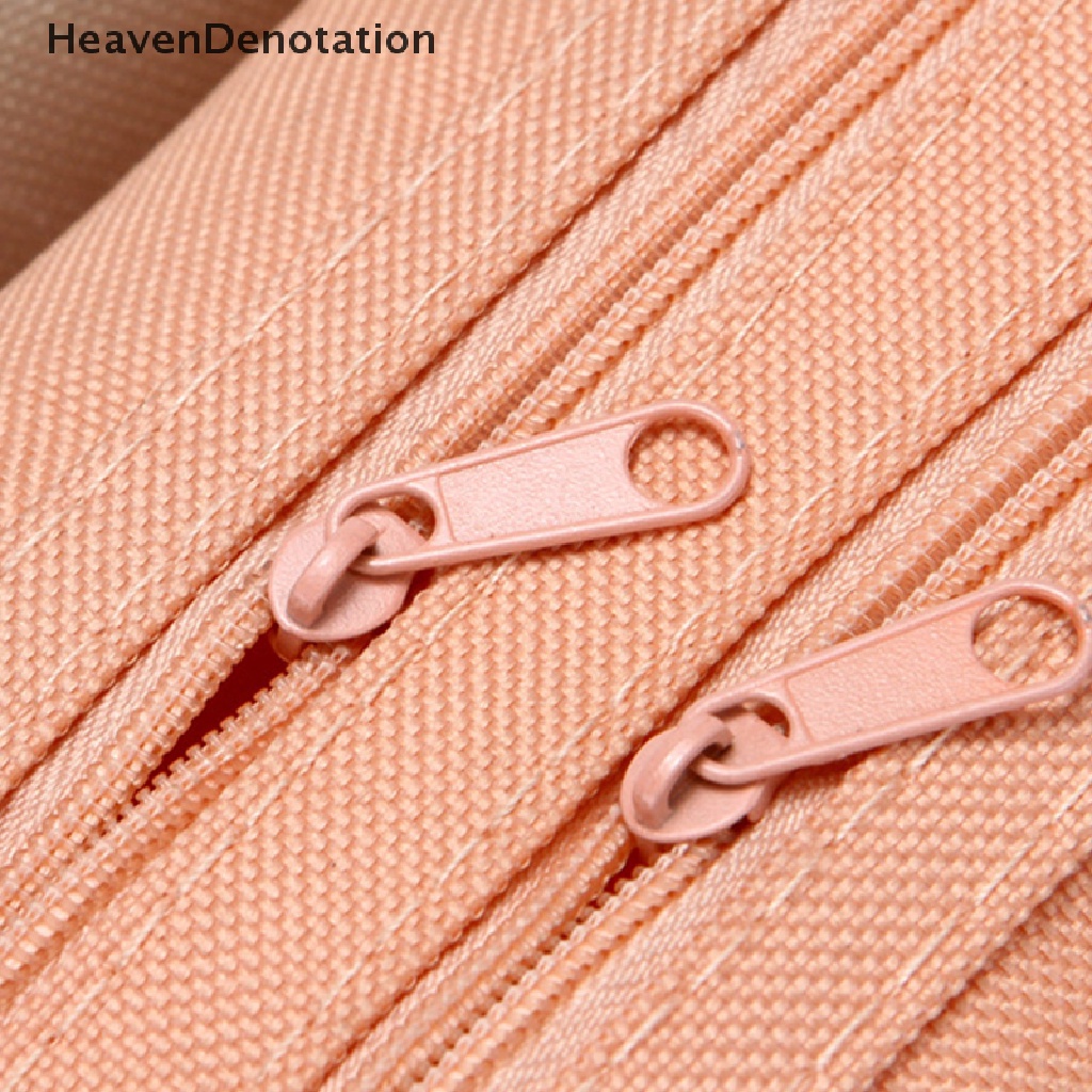 [HeavenDenotation] Fashion Portable Travel Toiletry Wash Kit Storage Hand Bag Double-Layers Siswa Pensil Case Kapasitas Besar Oxford Tas Kosmetik Kantong HDV