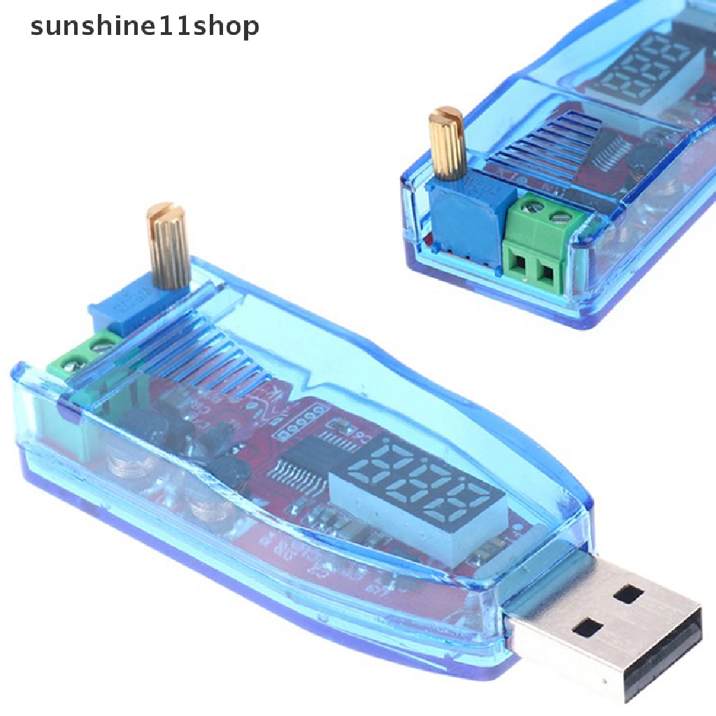 Sho DC-DC 5V Ke 1-24V Potensiometer Adjustable USB Step Up/Down Boost Converter N