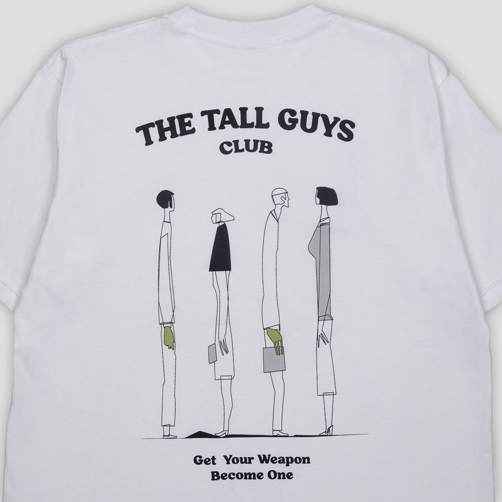 Tall Guys Club White T-Shirt