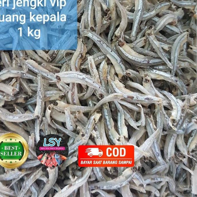 

♜ ikan asin teri jengki bulat vip tanpa kepala 1kg ❀