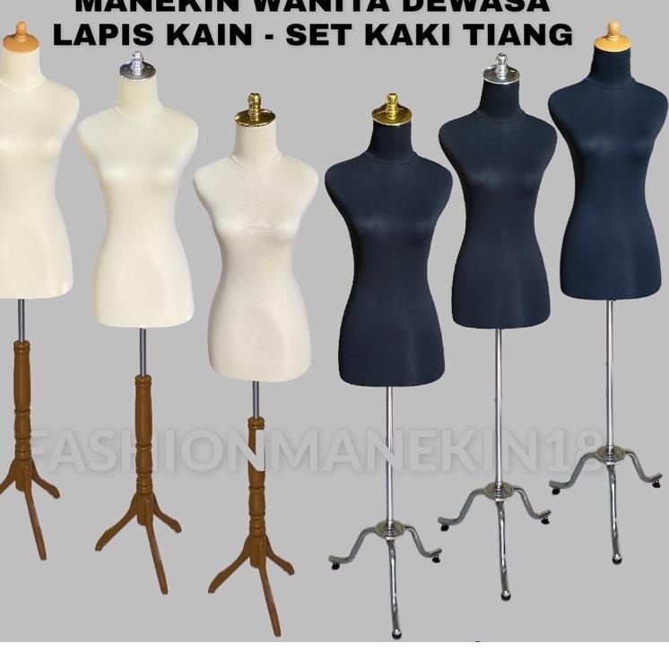 Super Surprise PATUNG MANEKIN WANITA DRESS LAPIS BUSA 1 SET DENGAN KAKI TIANG - PATUNG BAJU CEWEK KE