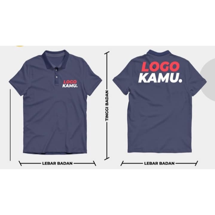 kaos polo bordir / Kaos Polo polos bordir / KAOS POLO CUSTOM BORDIR LUSINAN / kaos kerah poloshirt c
