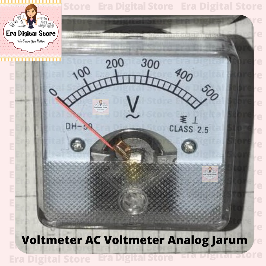 Voltmeter AC Voltmeter Analog Jarum 300v 500v