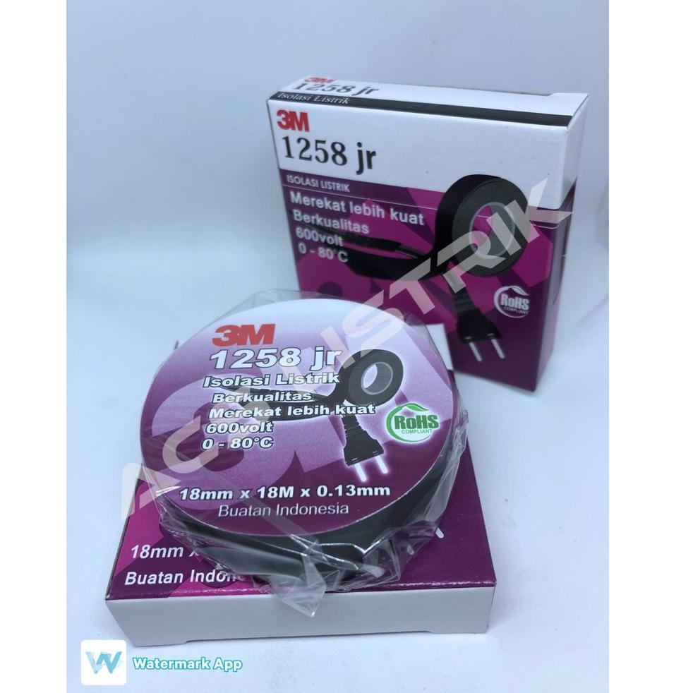 

T78 3M Isolasi Listrik 1258 jr Hitam TERMURAH ㅳ