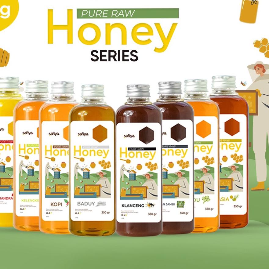 

Model Baru Madu Murni Safiya 350 gram Madu Asli - 100% Pure Raw Honey Premium Quality RO3***