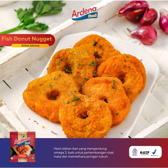 

Ardena Food Fish Donut Nugget 300gr