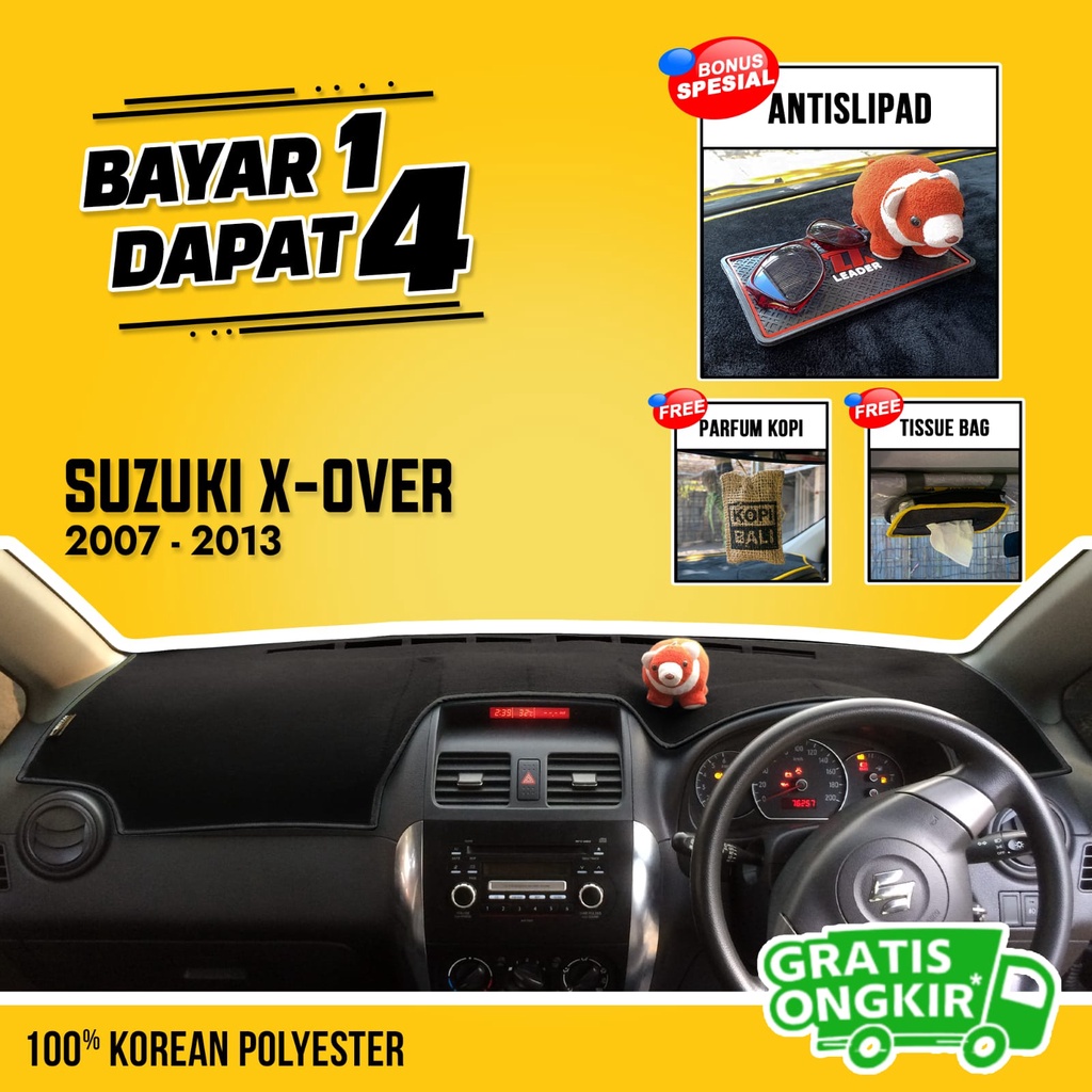 High Quality Cover Assesoris Mobil Dashboard Suzuki SX4 X-OVER 2007 - 2013 Alas Dasbor Mobil - Tapla