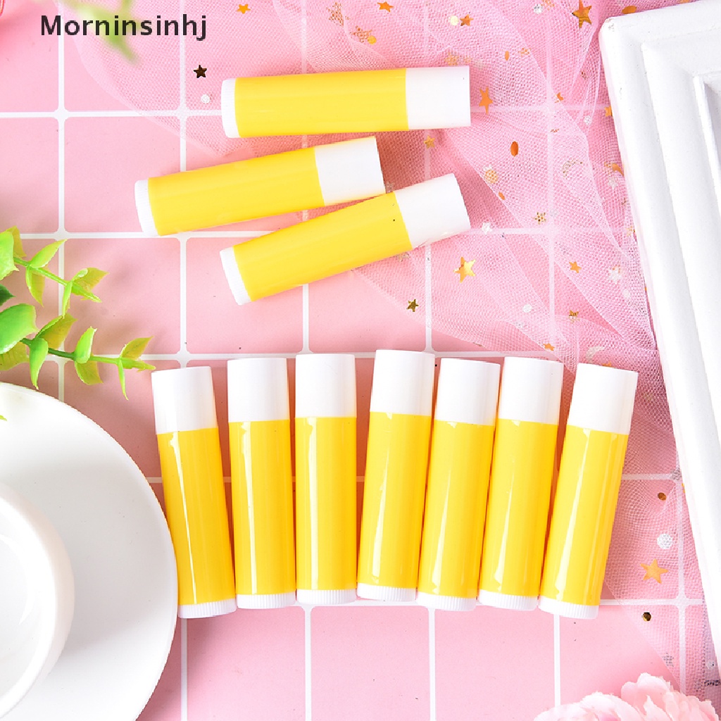 Mornin 10pcs 5g 7warna Tabung Bibir lip balm Wadah Wadah Kosong Kosmetik id