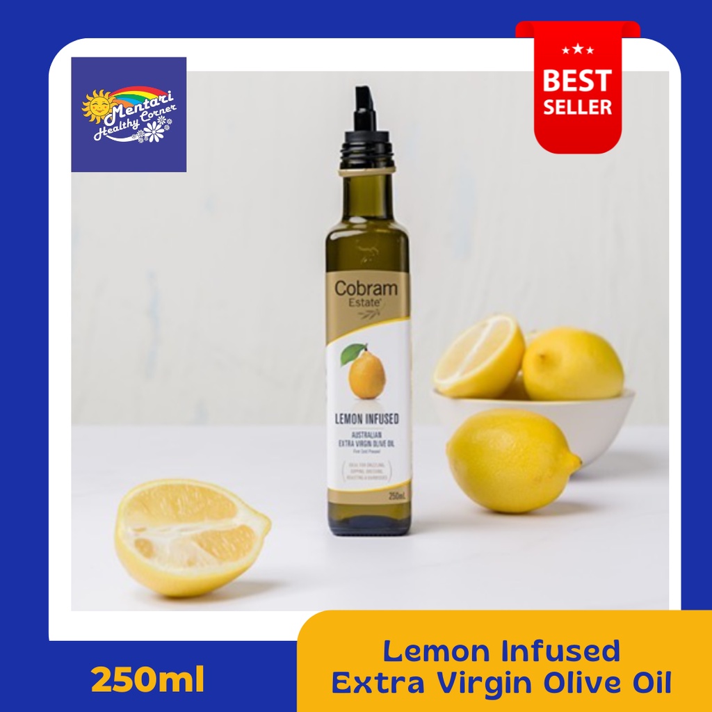 Cobram Estate Lemon Infused Extra Virgin Olive Oil 250ml / Minyak Zaitun Lemon 250ml