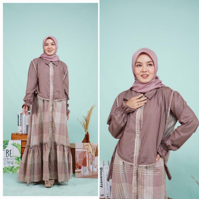 Gamis Dress By Playme Matt Katun Triset mix toyobo fodu