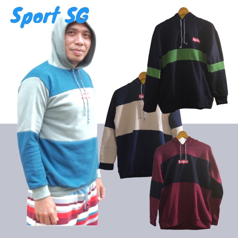 sweater hoodie sport SG pria wanita unisex warna terbaru sweater hoodie laki laki  sweater distro murah berkualitas kere terbaru