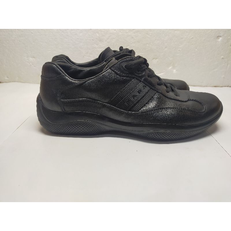 SEPATU PRADA DNC 096 5,5 | PRADA MEN'S  | PRADA SHOES BLACK LEATHER