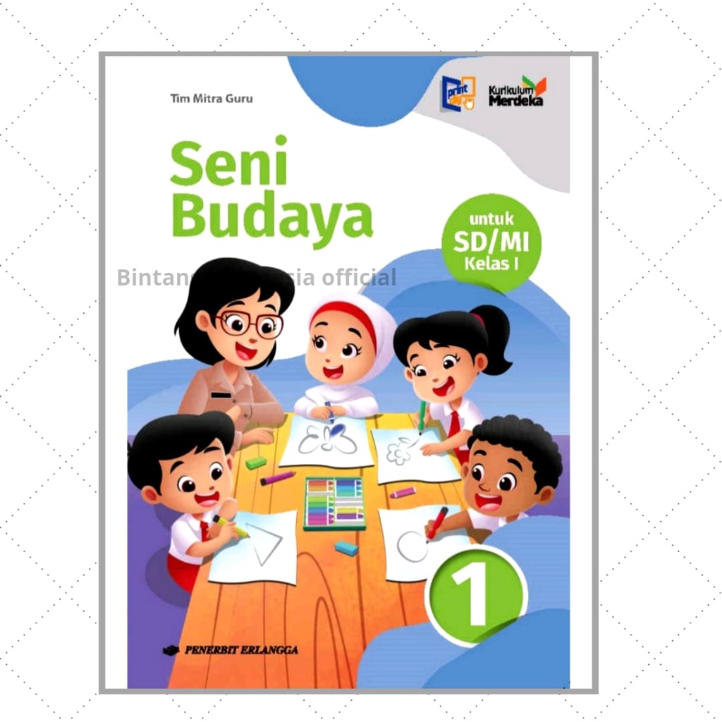 Buku Pelajaran Kelas 1 SD/MI Kurikulum Merdeka Erlangga