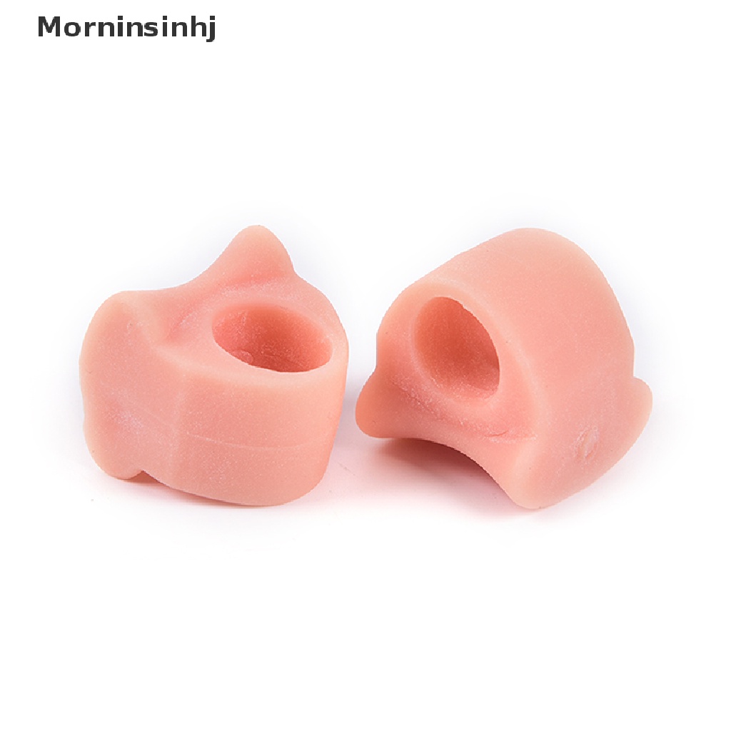 Mornin 1pasang Silicone Gel Toe Spacer Separator Perata Spreader Bunion Pereda Nyeri id