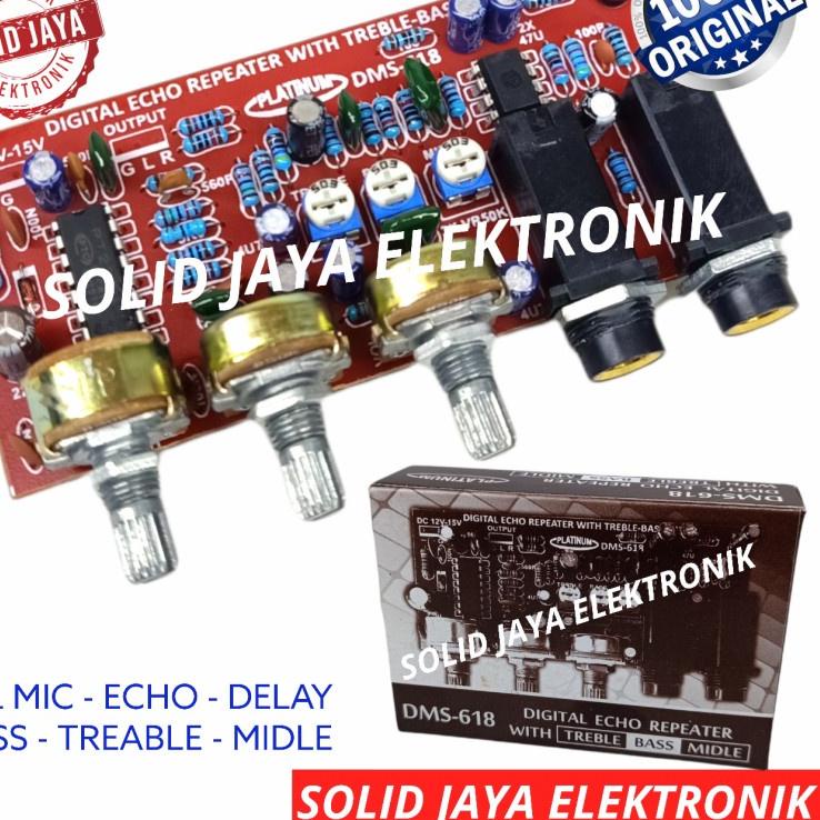 ✷ KIT DIGITAL ECHO REPEATER DMS-618 MIC BASS TREABLE MIDLE VOKAL DMS618 DMS 618 MIK VOKAL MIDLLE KAR