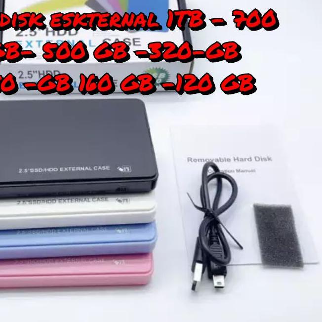 ♀ PROMO Hardisk Eksternal 500 GB 160 GB  250 GB  320 G11B 80 GB 1TB ☚