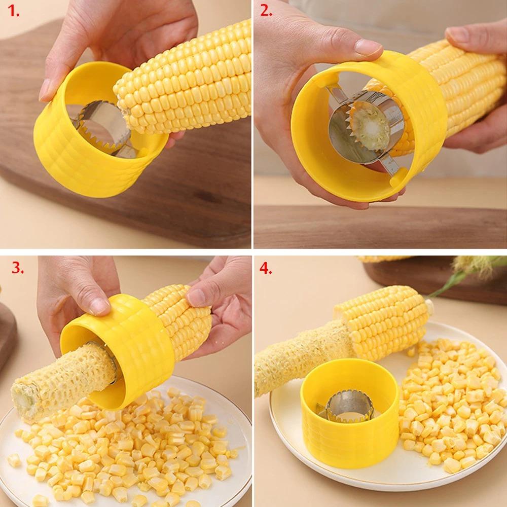 Solighter Corn Stripper Tongkol Jagung Alat Masak Aksesoris Dapur Tongkol Peeler Slicer