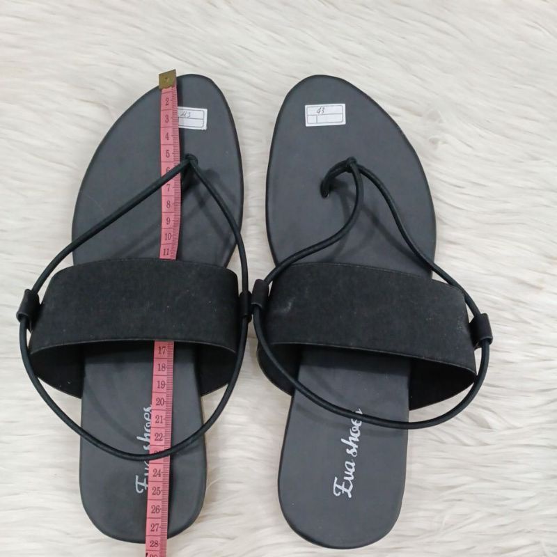 EVA SHOES LAURA NEW BIG SIZE UKURAN IMPORT JEPIT LET JUMBO (J167)